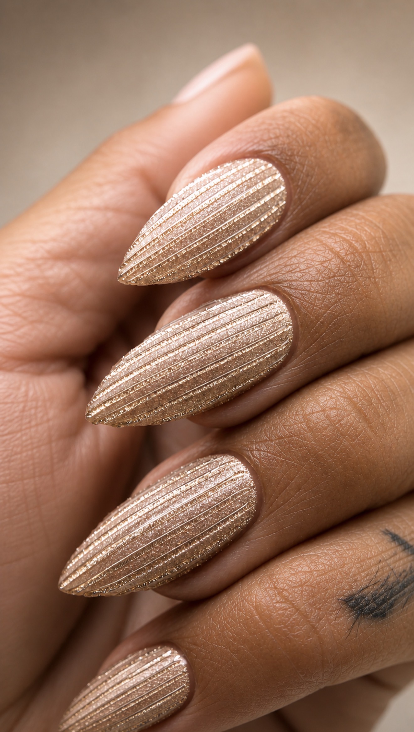 Structured gel manicure at NailBox Miami